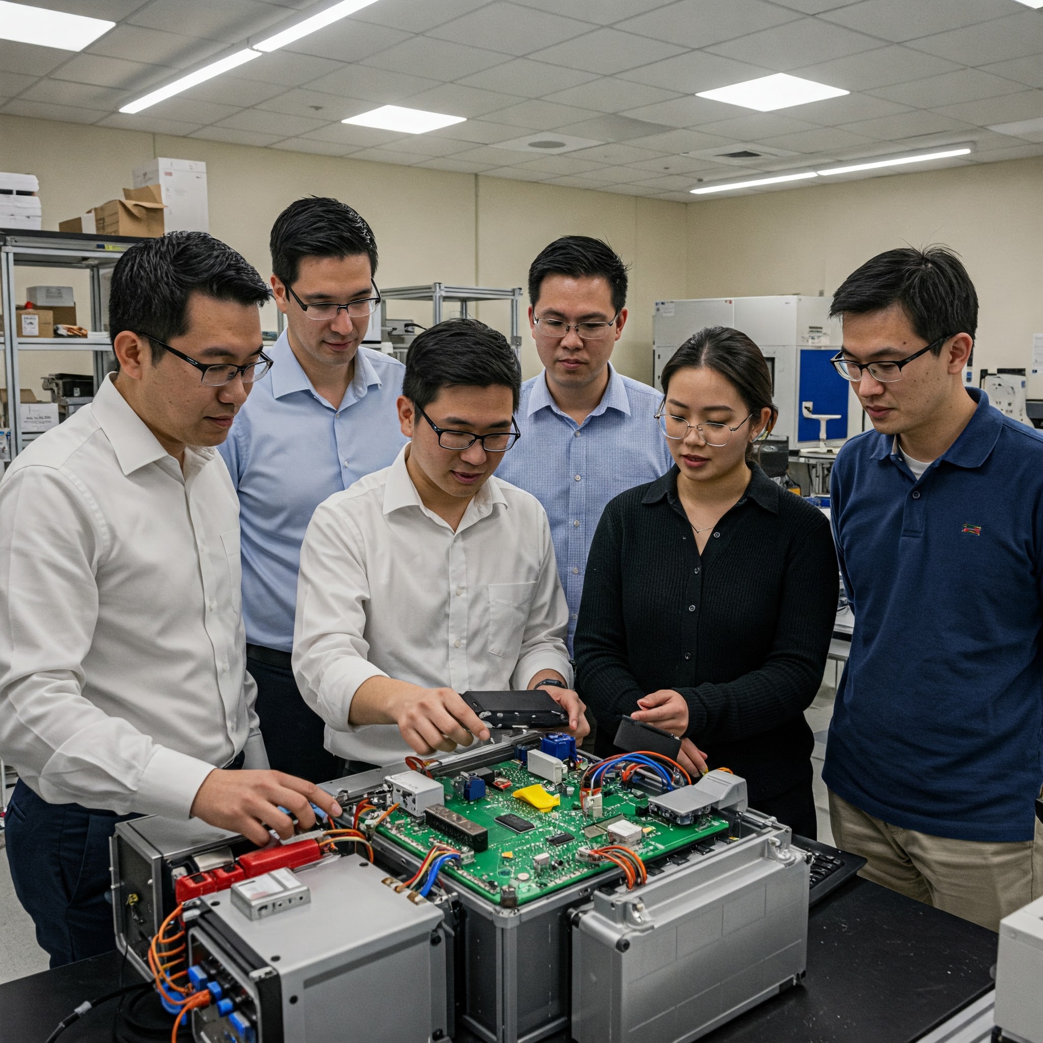 Tesla Powerpack battery storage installation for renewable energy